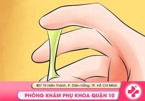 Huyết trắng màu xanh 